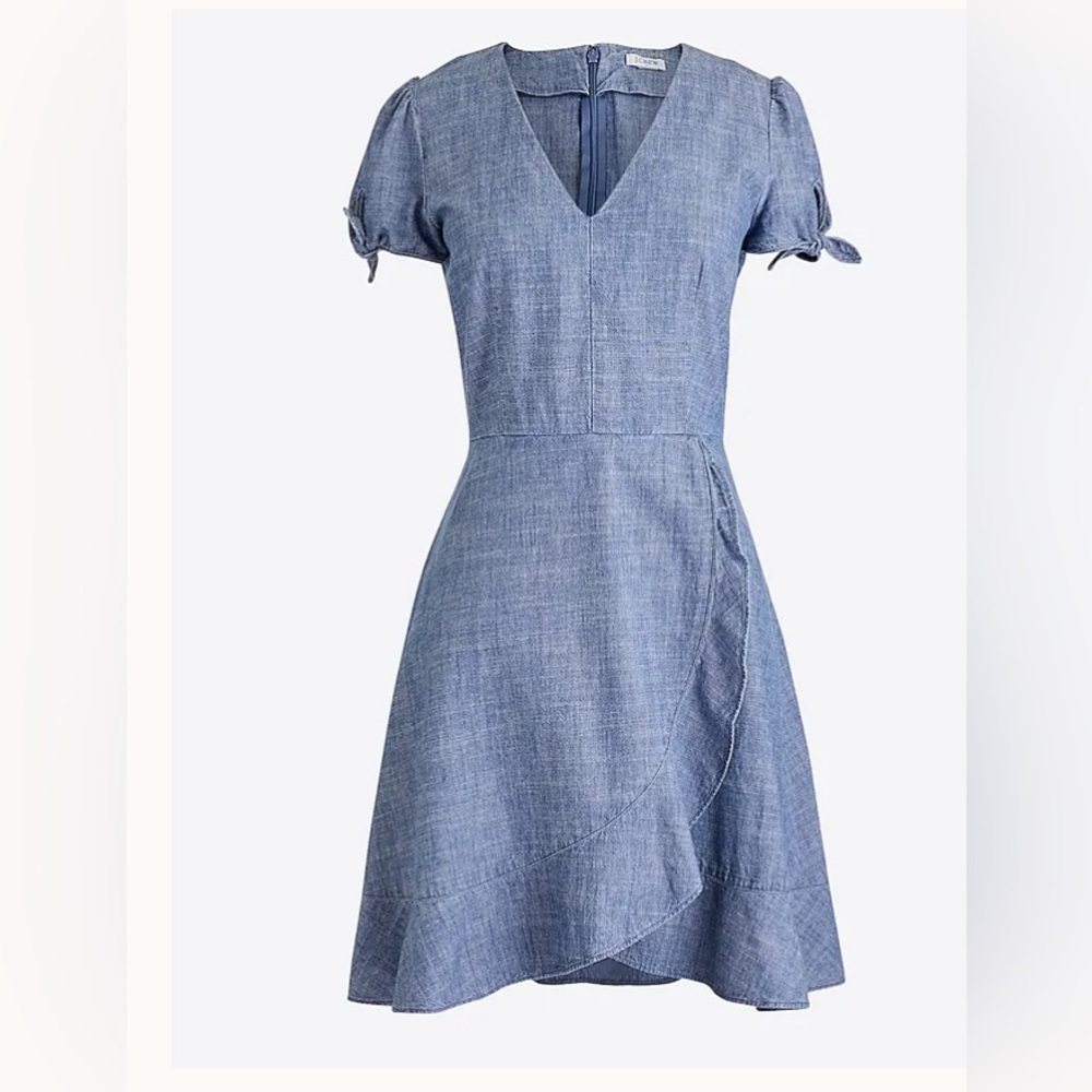J. Crew Blue Midi Dress